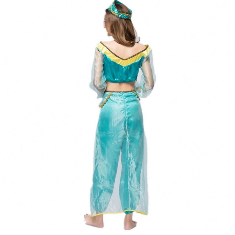 Cosplay Women Halloween Prințesa arabă Aladdin Adult Jasmin Costum HCAL-009