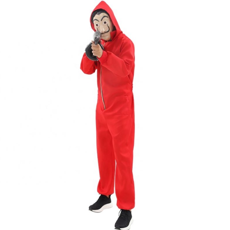 Spania TV TV Salvador Dali Costum Money Heist House of Paper La Casa de Papel Halloween Costume de petrecere cosplay