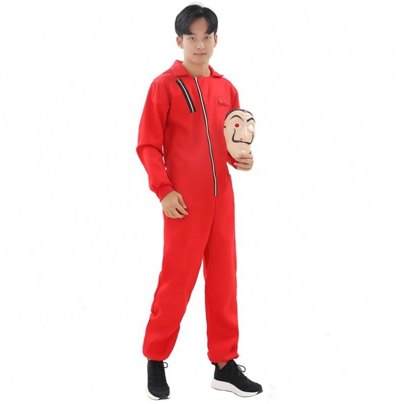 Spania TV TV Salvador Dali Costum Money Heist House of Paper La Casa de Papel Halloween Costume de petrecere cosplay