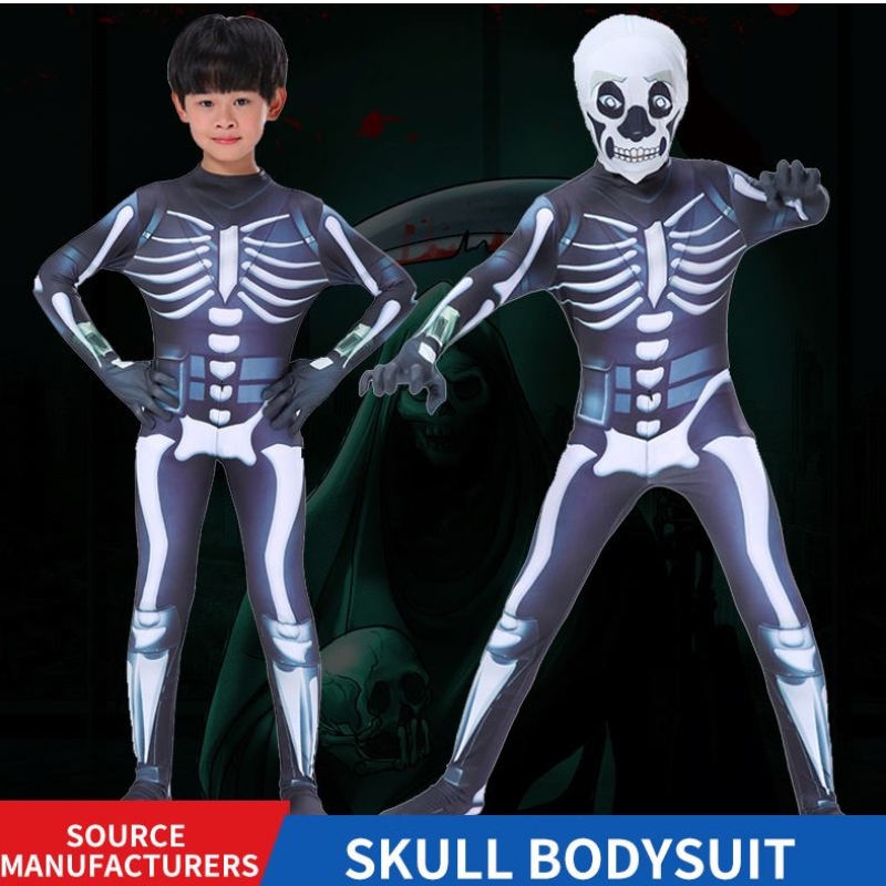 Producători Copii cu ridicata Copiii de Halloween Costum Schelet Bodysuit Cosplay Cosplay Cosplay Party