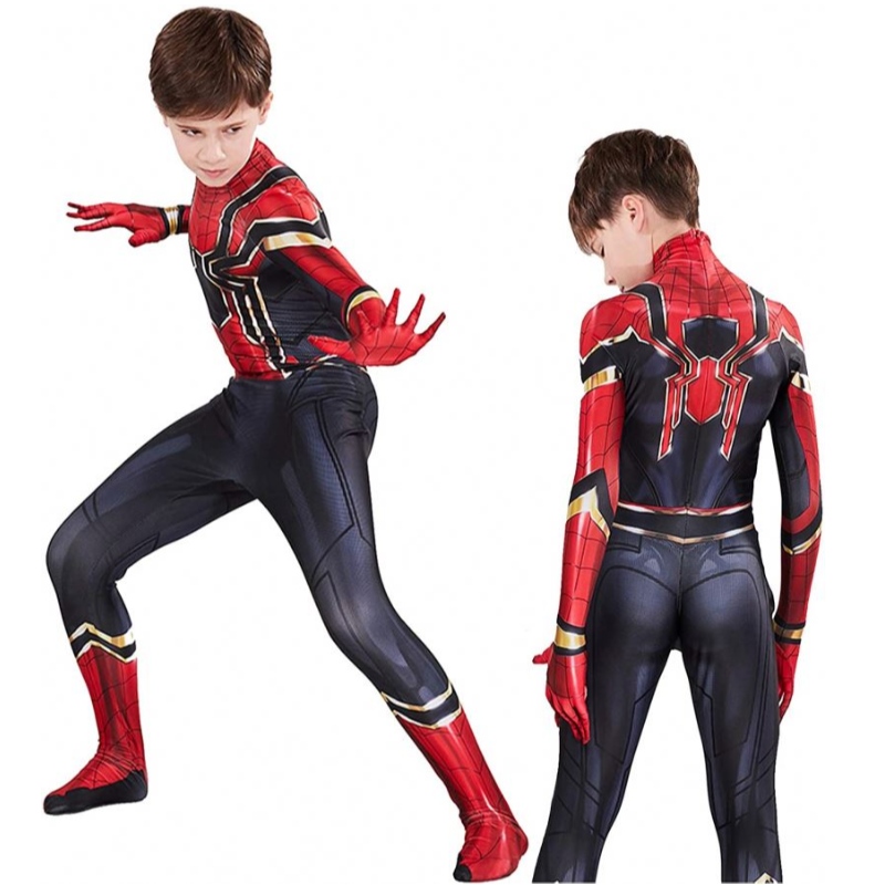 Copii de Halloween Costum compatibil Supereroi Spiderman Costum Costum Costum Copii Cosplay Cosplay 3D Cele mai bune cadouri