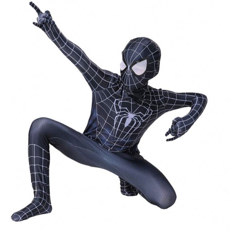 Costum Spiderman de înaltă calitate Rochie fantezistă pentru adulți și copii Costum de Halloween Red Black Spandex 3D Cosplay Îmbrăcăminte