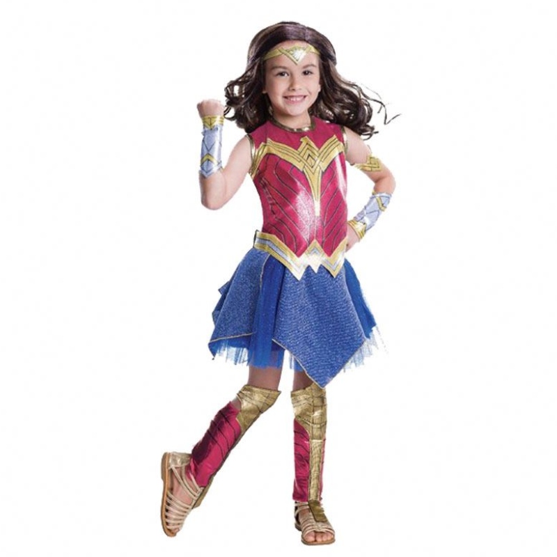 Wonder Girl Costum Copii se îmbracă supereroi cosplay Halloween Costum pentru copii