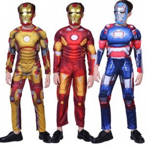 Supereroi pentru copii Muscle Costum Spiderman Copil Cosplay Super Hero Costume de Halloween pentru copii pentru copii S-XL