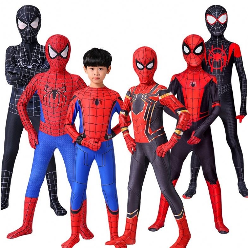 Cosplay Iron Spider Cosplay Amazing Spiderman Miles Halloween Costum Peter Parker Zentai Costum Super -erou pentru copii adulți