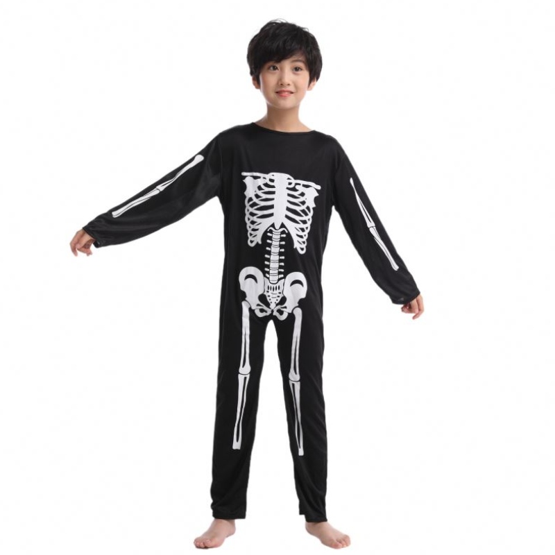 Costum Kids Halloween Zombie Costum cosplay Scary Schelet Skeleton Costum Costum Seturi complete pentru petreceri Carnaval