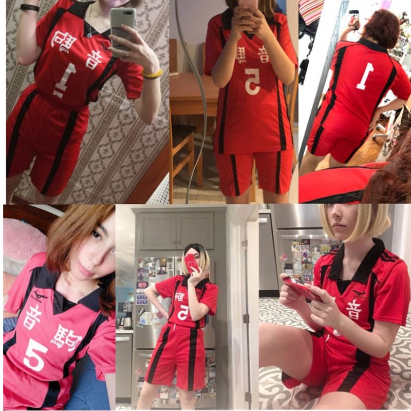 Liceul Haikyuu Nekoma pentru adulți#5 1 Kenma Kozume Kuroo Tetsuro Cosplay Haikiyu Volley Ball Team Jersey Sportswear uniform