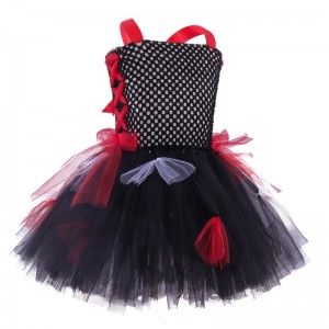 Copii pentru copii mici Tutu Costum de rochie de Halloween Zombie Cosplay pentru fete