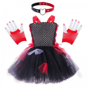Copii pentru copii mici Tutu Costum de rochie de Halloween Zombie Cosplay pentru fete