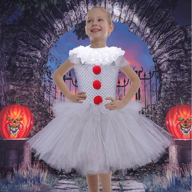 Amazon Hot Selling Little Fetes Cosplay Costum Tutu Rochie pentru petrecerea de Halloween