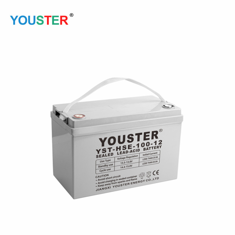 Prețul fabricii 12V100AH Inverter Battery Pack stocare reîncărcabilă Baterii cu plumb acid
