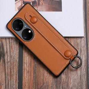 Potrivit pentru carcasă pentru telefonul mobil Huawei P50, carcasă anti-cădere și anti-seismic din piele mobilă, carcasă pentru telefon pentru pungi de mână, carcasă de protecție din piele