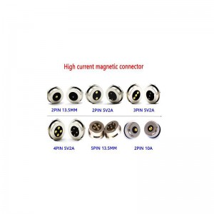 2pin/3pin/4pin/5pin/6pin Conector magnetic masculin & feminin pogo pin pentru LED