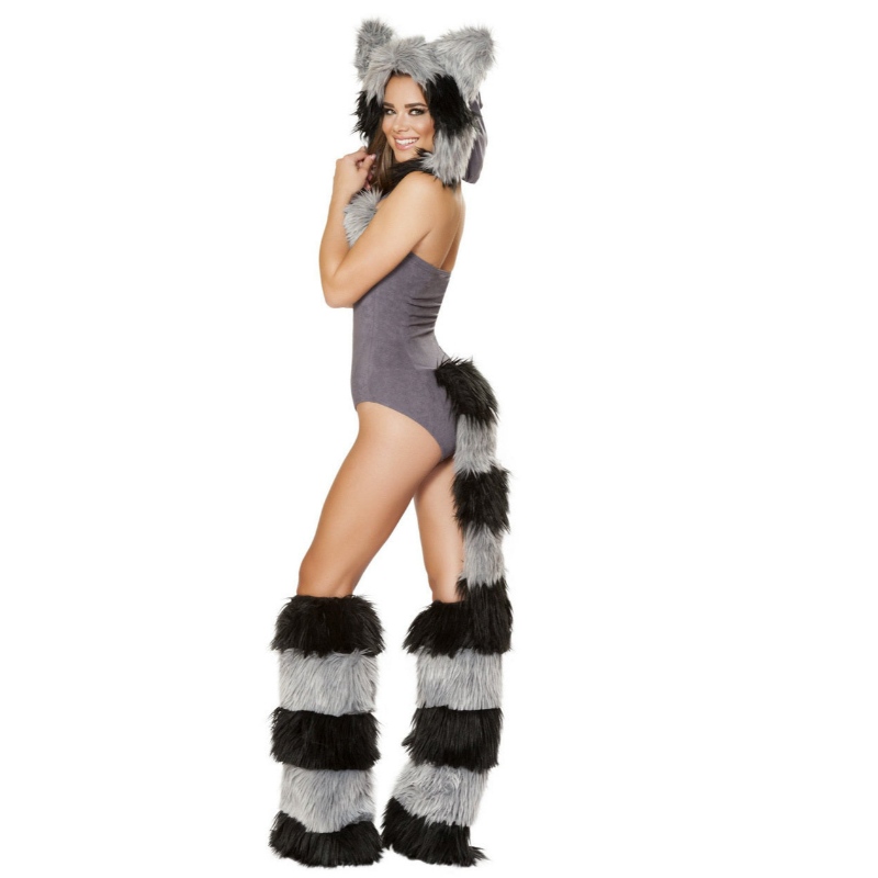 COSTUMUL FURRY RACCOON