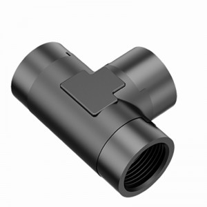 Femeie Flare Tee Fitting Adapter T Union Furtun de combustibil Aluminiu