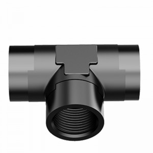 Femeie Flare Tee Fitting Adapter T Union Furtun de combustibil Aluminiu