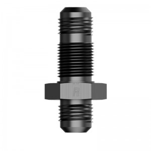 Masculin Bulkhead Adaptor de montare a combustibilului Union Aluminiu drept