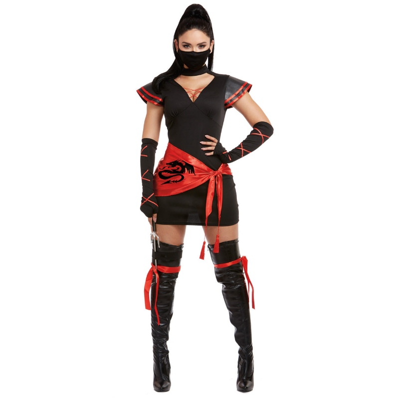 COSTUMUL NINJA DE FEMEIE