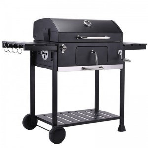 Modernă comercială mare portabilă în aer liber Charcoal Grill Backyard Party Grill cu rafturi