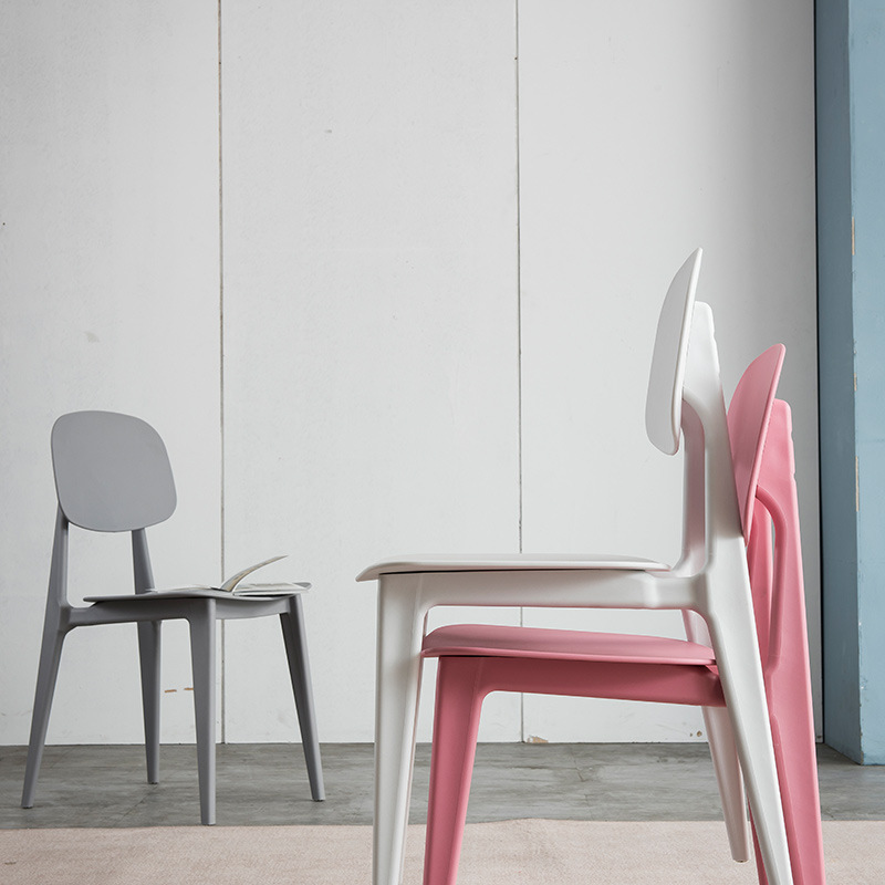 Scaune din plastic confortabile colorate mobilier de restaurant