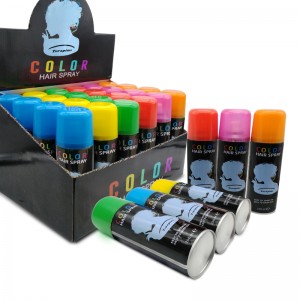 Colorate Colorate Spray de culoare a părului Spray de culoare a părului pentru petrecere Spray temporar de culoare a părului lavabil
