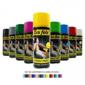 Culoare ieftină de înaltă calitate Aerosol Vopsea Eșantion de Graffiti Spray Graffiti Spray