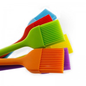 Uster de gătit cu vânzare la cald Grad Grad Grad BBQ Silicon Instrumente de coacere cu ulei multicolor perii de grătar pe perie de grătar