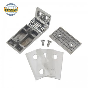 Clemă de sticlă cu o singură margine de 90 de grade