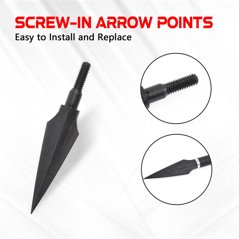 Elongarrow 125 Grain Archery Arrowhead Broadhead pentru săgeată de carbon