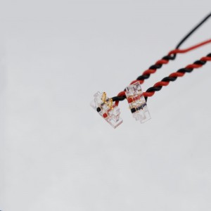 Prelucrare și personalizare 1.27 Spațiu Crystal Pierce Horce Horn Baterie Baterie Electronic Sârmă ELCO8005 Micro Motor Cablu