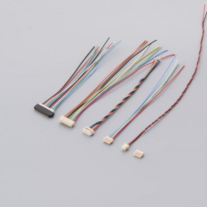 Original 02SR-3S 04SR-3S 06SR-3S 08SR-3S Conector de mufă masculin cu cabluri de cupru perforate 1,0 Pitch Hamin Cablaj personalizat