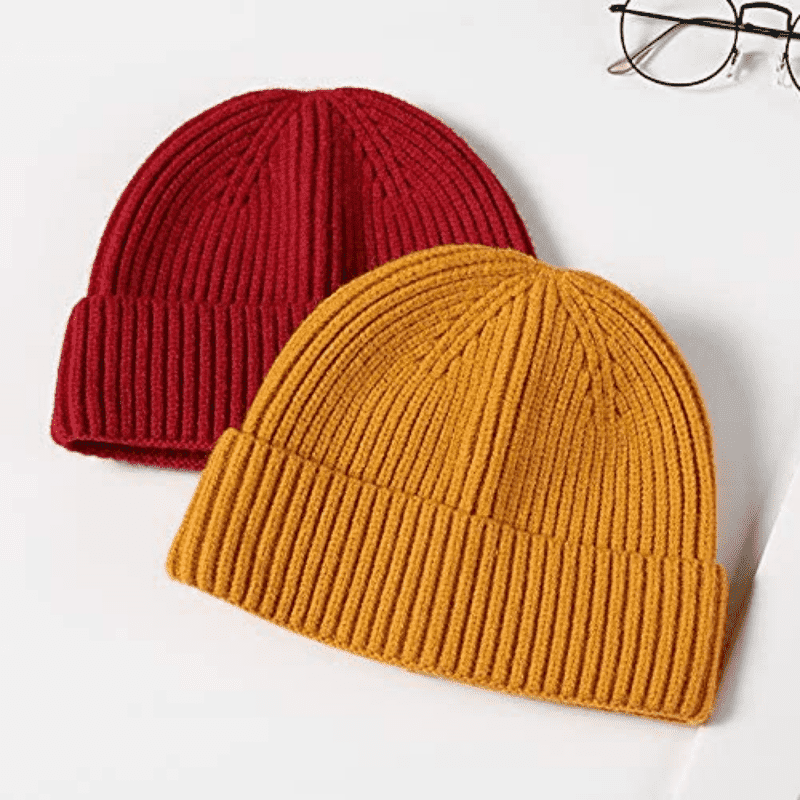 Scurtă beanie pescar pentru femei pentru bărbați, pălărie beanie