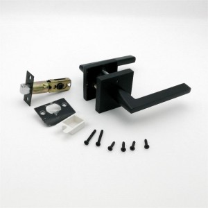 S7503 Maneta ușii de confidențialitate pentru ușile dormitorului și a băiinegre mate