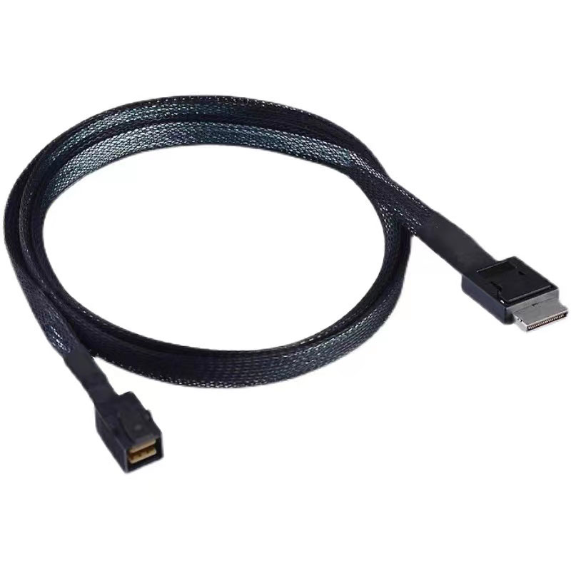 Cablu Oculink 4I SFF8611 la SFF8643 Cablu SFF-8643 SFF-8611 MINISAS CABL 36 PIN 0,6 metru pentru computer