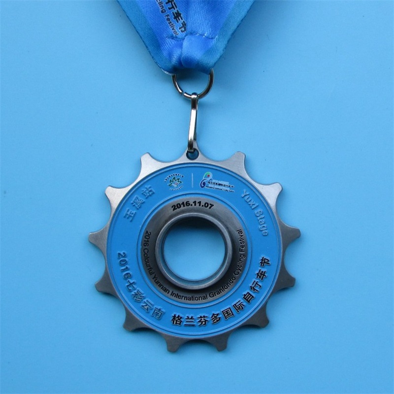 Medalia de curse de ciclism cu medalii combinate cu viteze suvenir