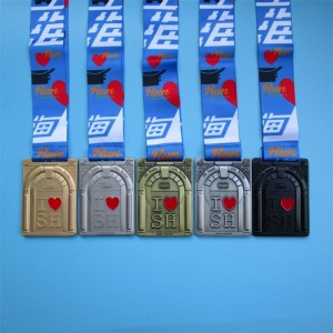 Medalii combinate de scut din cupru din argint din aur placat cu zinc