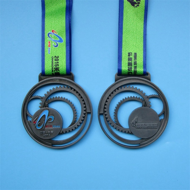 Design gol Medalii de ciclism personalizate Medalii metalice turnate