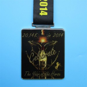 Medalii personalizate Gag Medalion Die Died Metal Badge 3D Medaluri de activitate și premii Medalia de onoare cu panglică