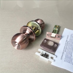 2501 Buton ușă de confidențialitate pentru dormitor și baie, interior fără cheie fără bilă blocare- cupru antic