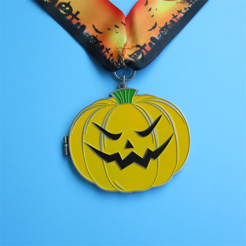 Medalie personalizată cutia de Halloween Festival Cadou Metal Metal Medalii pliabile