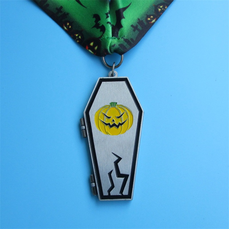 Medalii profesionale de metal personalizat Cadou de vacanță Halloween Medalia Festivalului de Paște de Paște Medalie de pliere cu cochilie