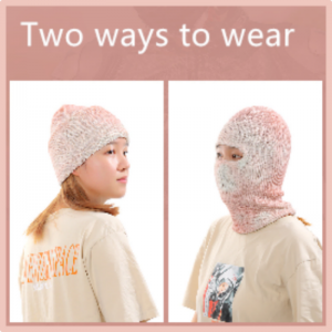 Pălărie tricotată termochromică