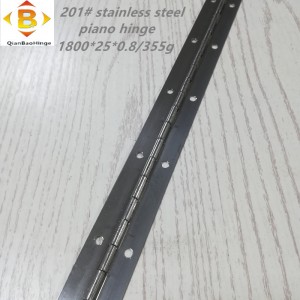 Dimensiune standard balamală lungă 201#72 \'\'*1 Piano din oțel inoxidabil balamală cu balamale cu rând continuu, balamală pentru pian
