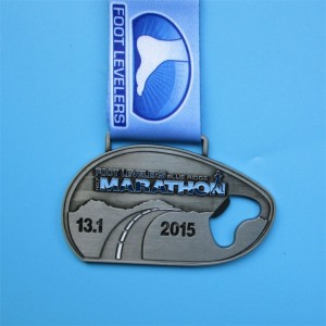 Medalion personalizat Medalii de ciclism Ciclism Medalii de metal placat antic