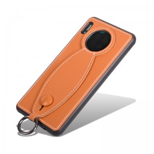 Potrivit pentru Huawei Mate30/PRO30 Carcasă pentru telefonul mobil, italie de piele personalizată cu curea personalizată Tipul telefonului mobil de protecție pentru telefon mobil, cu o bună rezistență la toamnă, durabilitate și ...