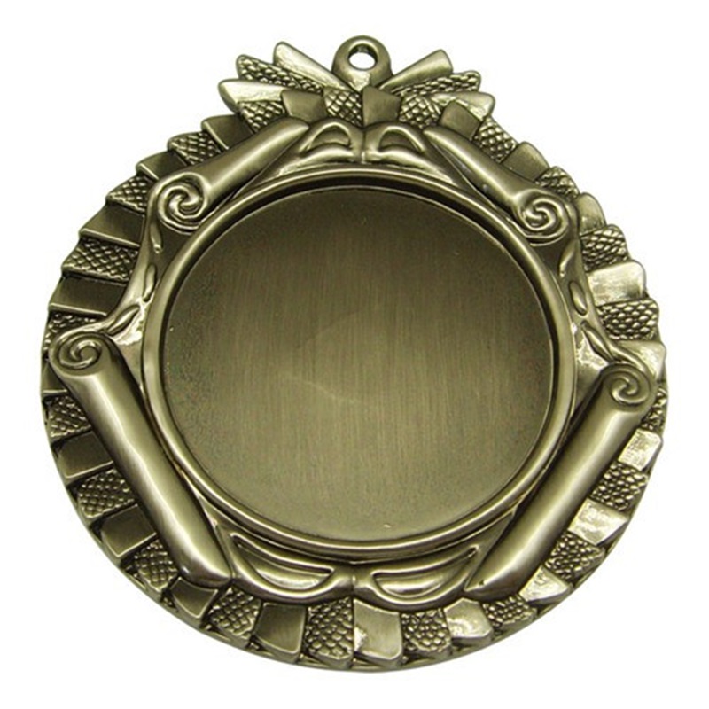 Medalie placată cu argint antic Medalii de lupte 3D Pandantiv pentru medalion personalizat