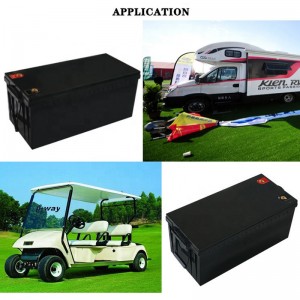 Baterie LiFepo4 Lithium reîncărcabilă 12V 36V 48V 100AH ​​180AH 300AH Ciclu profund pentru vehicul electric