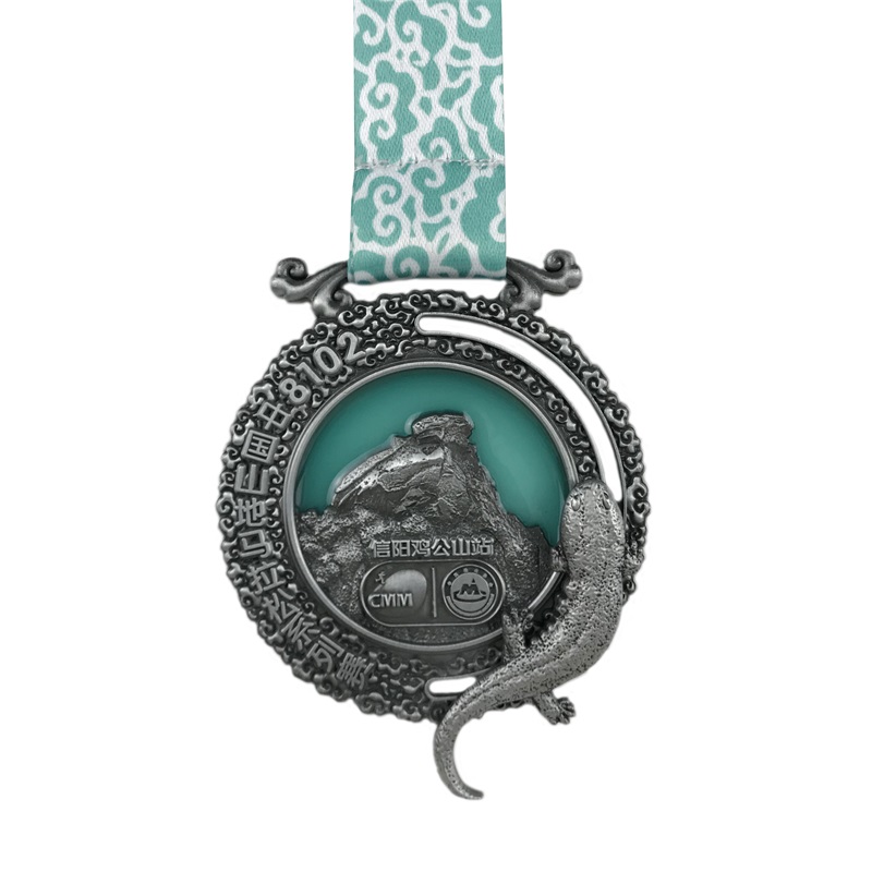 Proiectare perfectă Logo personalizat 4D Medalii sportive și medalii comemorative ale panglicii