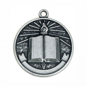 Pot fi medalii metalice reprocesate Medalia de stoc 7/8-inch Antique Silver Sport Sport