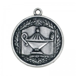 Medalii de stoc cu medalii metalice placate cu alamă antică